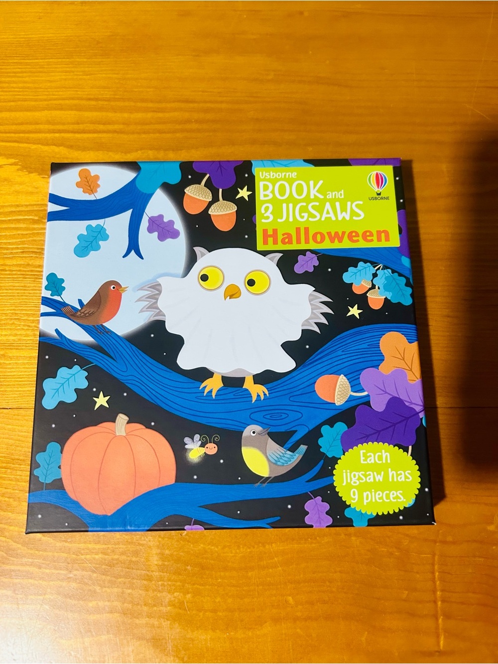 Usborne Halloween Book & 3 Jigsaws - brand new in box